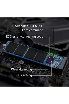 قرص صلب داخلي شريحة 1 NVMe PCIe Gen 3.0 SSD TB موديل TM8FPD001T0C101 من Team Group - Thumbnail