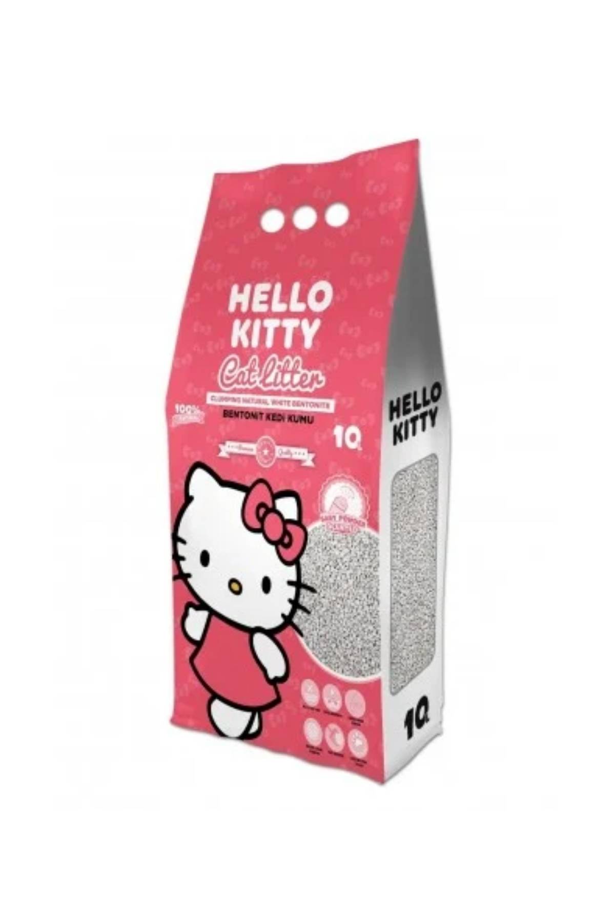  Hello Kitty Bebek Pudrası Kokulu Kedi Kumu Kumu 10 L 
