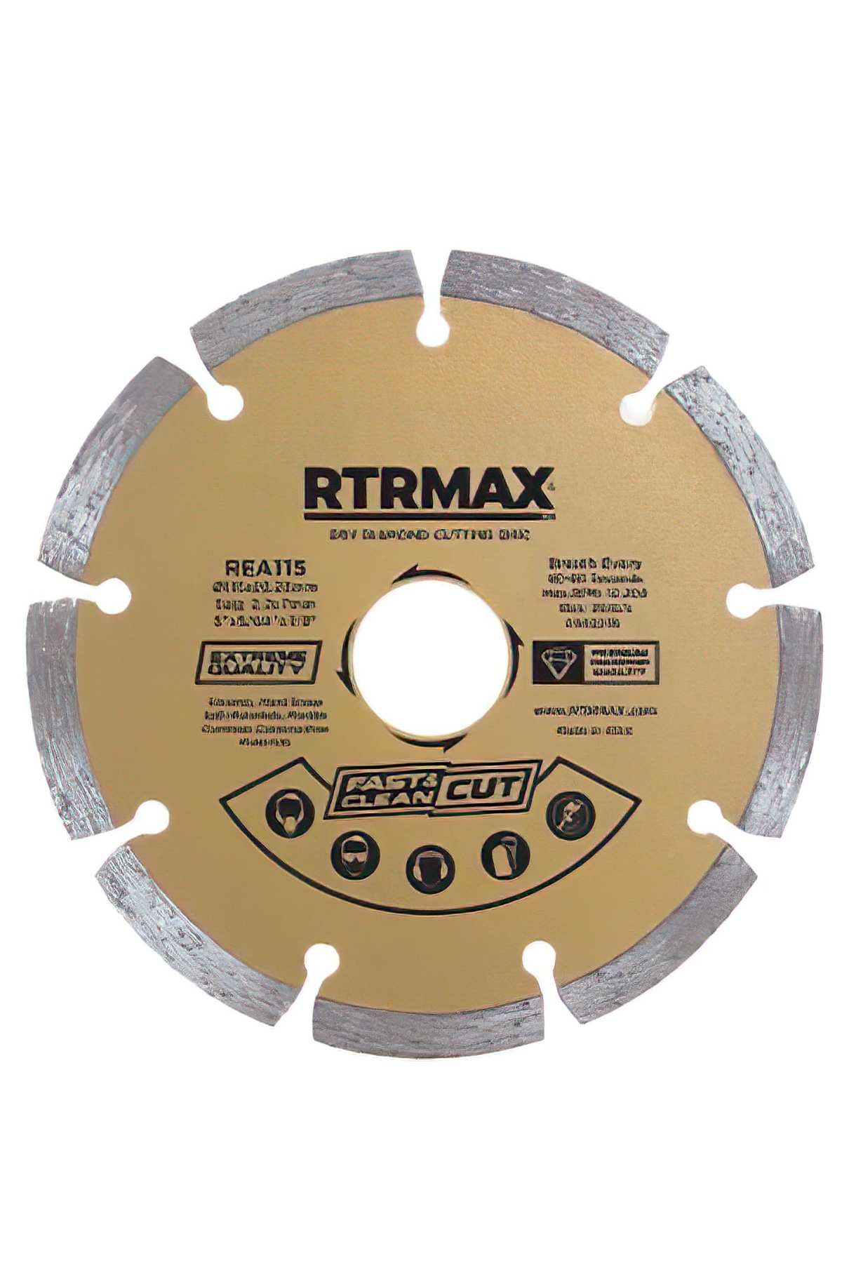Rtrmax REA115 Soket Elmas Disk 115 x 22 MM