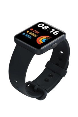 Xiaomi 1,55 İnç Redmi Watch 2 Lite GL Black Akıllı Saat - Thumbnail