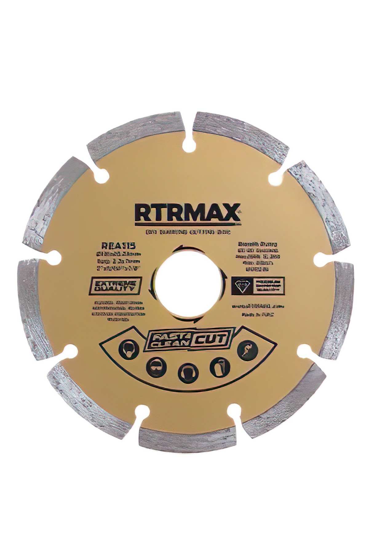 Rtrmax REA180 Sürekli Elmas Disk 180 x 22 MM 