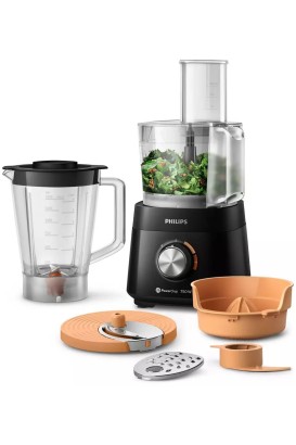 Philips HR7302 750W 2'si 1 Arada Kompakt Mutfak Robotu 1,50 Litre - Thumbnail