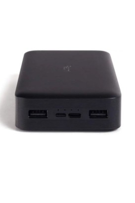 شاحن محمول تصميم ببطارية ليثيوم-ايون بسعة 20000mAh بقدرة شحن 18 واط منفذ شحن USB-A عدد 2 مع مدخل USB-C و microUSB بلون اسود من Xiaomi - Thumbnail