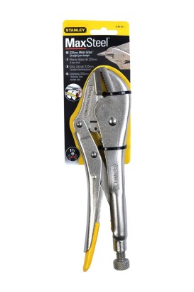 Stanley 0-84-811 225 MM Düz Çeneli Kilitleme Pensesi - Thumbnail