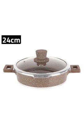 قدر طبخ كارنيياريك منخفض 24 سم موديل ZLC-8202T24 من Zio - Thumbnail