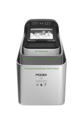صانعة مكعبات الثلج ستيل بسعة 2,8 لتر شاشة دجتل موديل ICM110 من Modex - Thumbnail