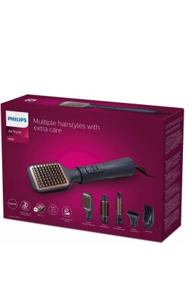 مصفف شعر الطويل 3 في 1 قوة 1000 واط موديل BHA530/00 من Philips - Thumbnail
