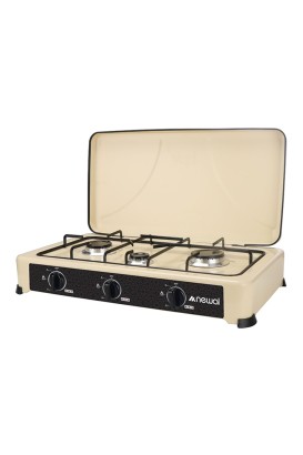 Newal HOB-203-04 Model 3 Brülörlü Set Üstü Gazlı Ocak - Thumbnail