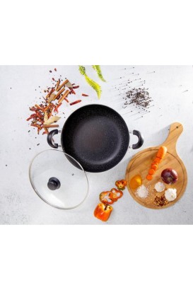Delcasa Granit Tencere 32 Cm DC1576 - Thumbnail