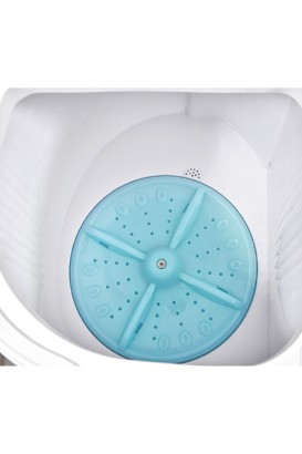 Newal WSH-6105-03 Model Çift Kazanlı Çamaşır Makinesi 340W - Thumbnail