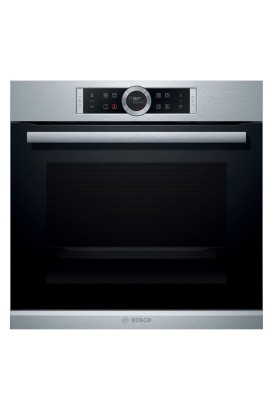 فرن كهربائي 3600 واط بلون فضي اسود موديل HBG675BS1 من Bosch - Thumbnail