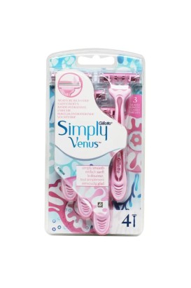 Gillette Simply Venus Kadın Tıraş Bıçakları 4 Adet - Thumbnail