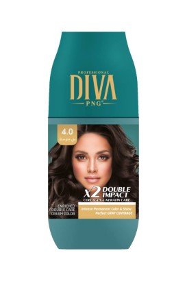 صبغ شعر ديفا بروفشينال بالكرياتين | بني موتوسط 4.0 من Diva - Thumbnail