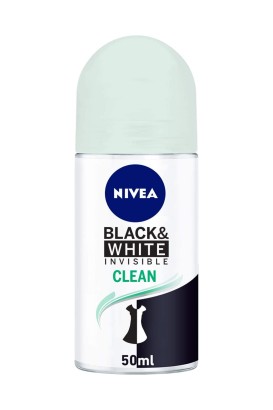 Nivea Invisible Black And White Roll On Deodorant 50 ML - Thumbnail