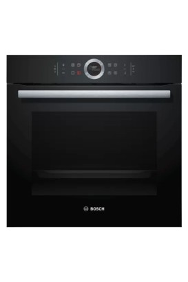 فرن كهربائي مدمج 60 x 60 سم 71 لتر بلون اسود موديل HBG655NB1 من Bosch - Thumbnail
