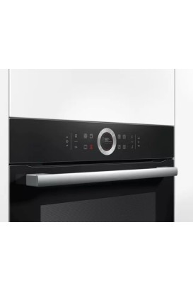 فرن كهربائي مدمج 60 x 60 سم 71 لتر بلون اسود موديل HBG655NB1 من Bosch - Thumbnail
