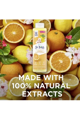 St.Ives Fresh Citrus & Cherry Blossom Duş Jeli 650 ML - Thumbnail