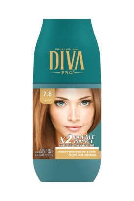 صبغ شعر ديفا بروفشينال بالكرياتين |كراميل 7.8 من Diva - Thumbnail