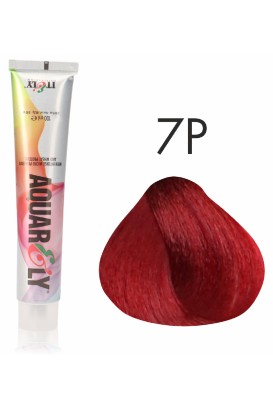 Aquarly 7P Orta Kızıl Sarı Saç Boyası - Thumbnail