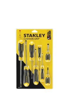 Stanley 0-65-011 Yastık Saplı Yıldız Tornavida Seti (8 Parça) - Thumbnail