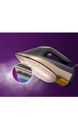 مكواة بخار ازور 8000 سيريز سعة خزان الماء 350 مل موديل DST8041/86 من Philips - Thumbnail