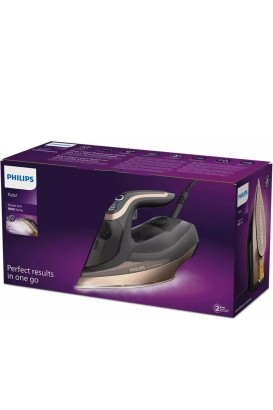 مكواة بخار ازور 8000 سيريز سعة خزان الماء 350 مل موديل DST8041/86 من Philips - Thumbnail