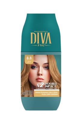 صبغ شعر ديفا بروفشينال بالكرياتين |عسلي 8.8 من Diva - Thumbnail
