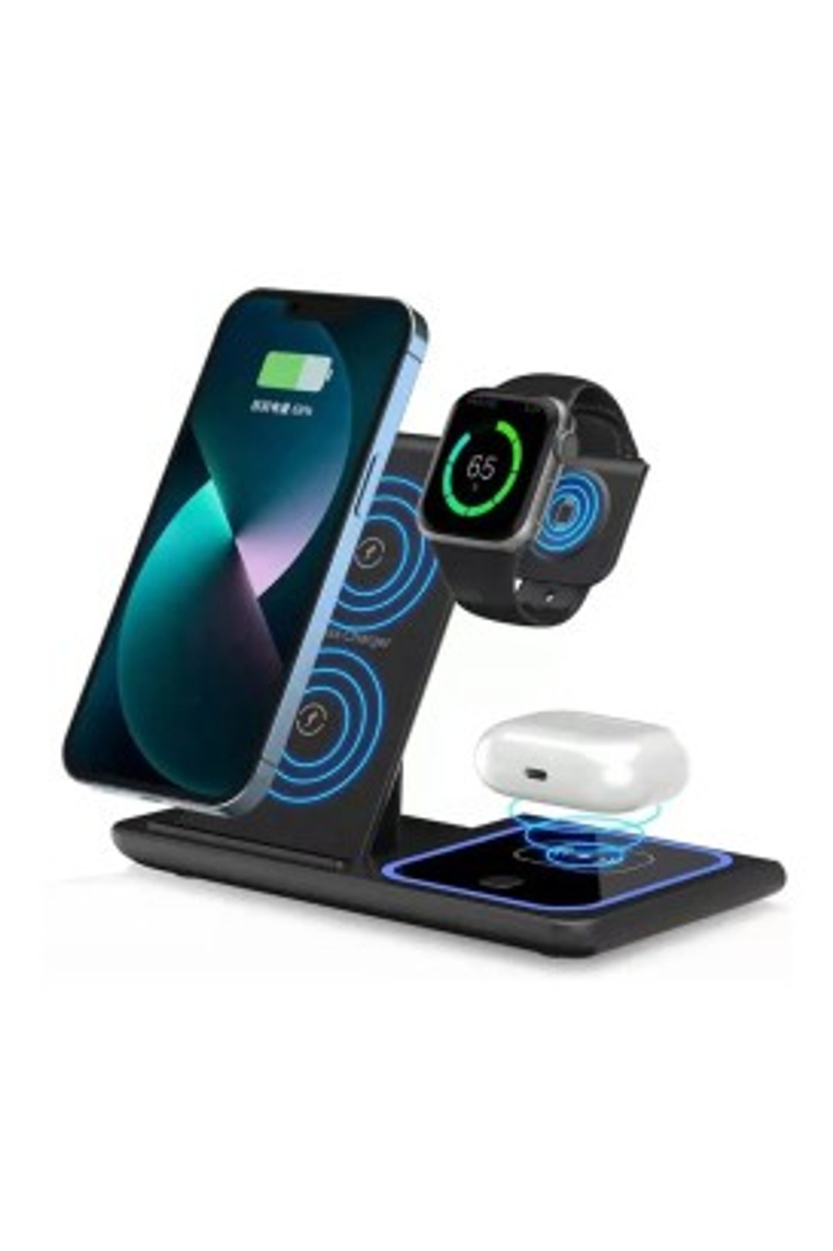 Blue Chip 3-İn-1 Foldable Magnetic Wireless Charger