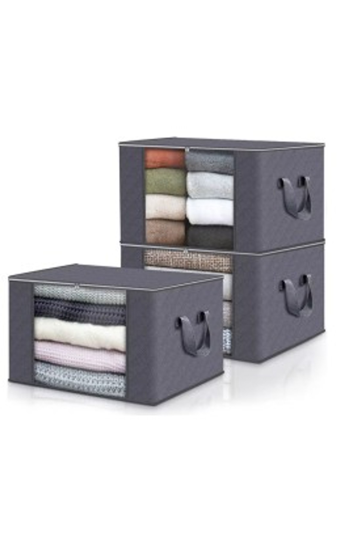 Maibao Storage Box  Large Transparent Clothing  Dust And Moisture Resistant Non-Woven Fabric