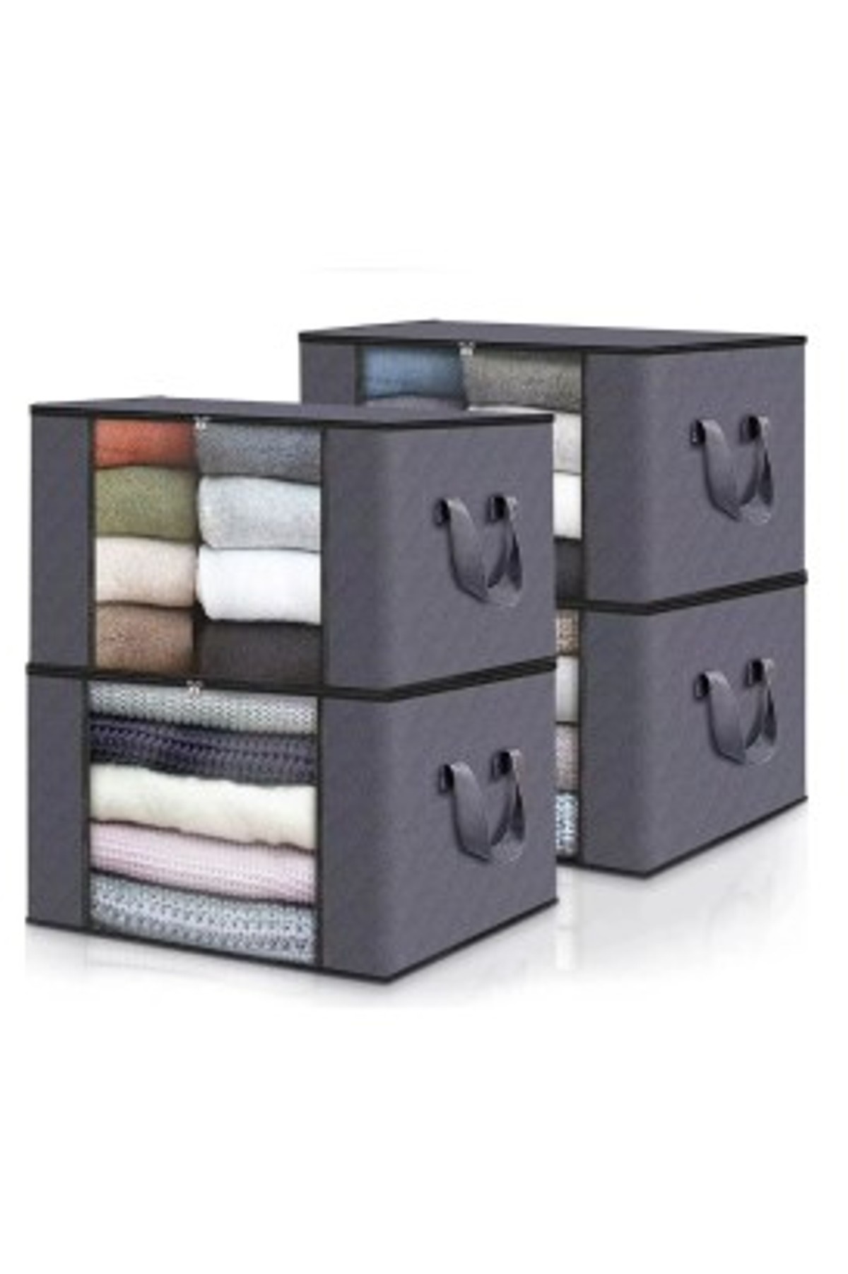 Maibao Storage Box  Large Transparent Clothing  Dust And Moisture Resistant Non-Woven Fabric