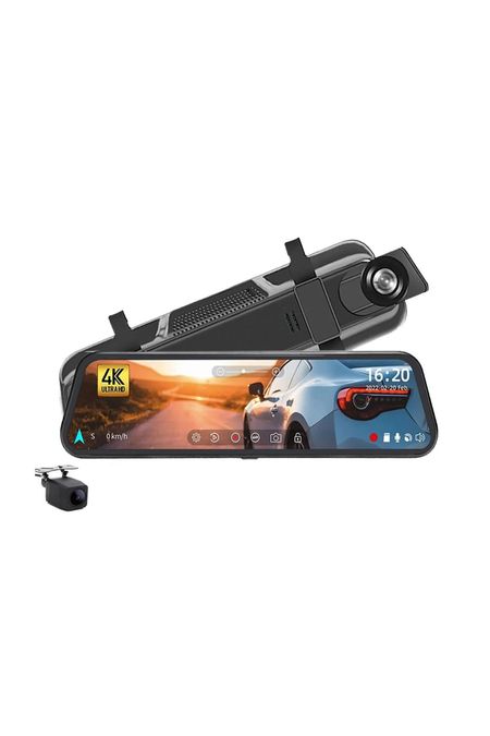SSS Araç Kamerası 10 İnç Dokunmatik Ekranlı 4K Aynalı  – Wi-Fi ve GPS