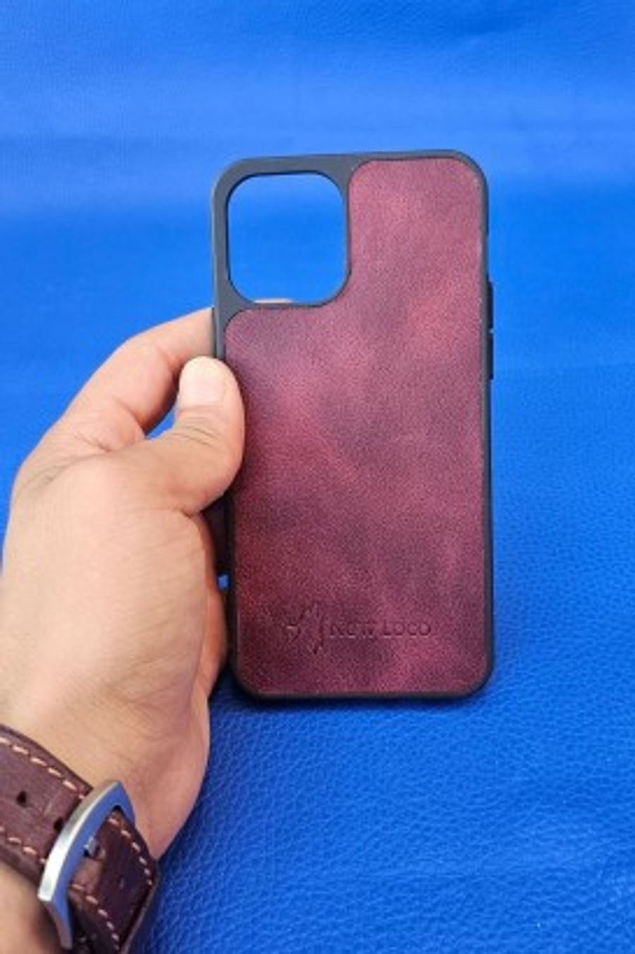 New Loco Hakiki Deri iPhone 12 Kılıfı