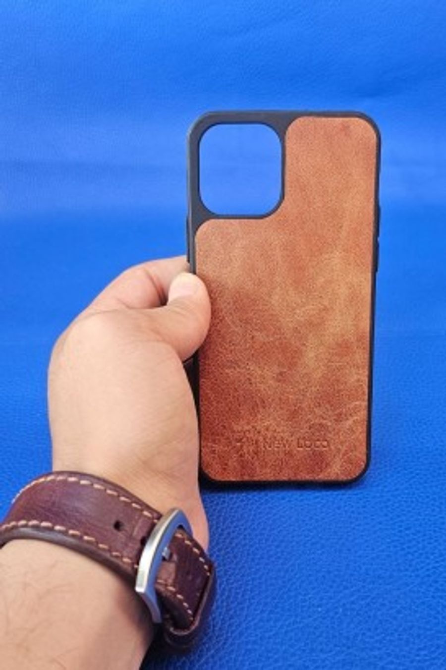 New Loco Hakiki Deri iPhone 12 Kılıfı