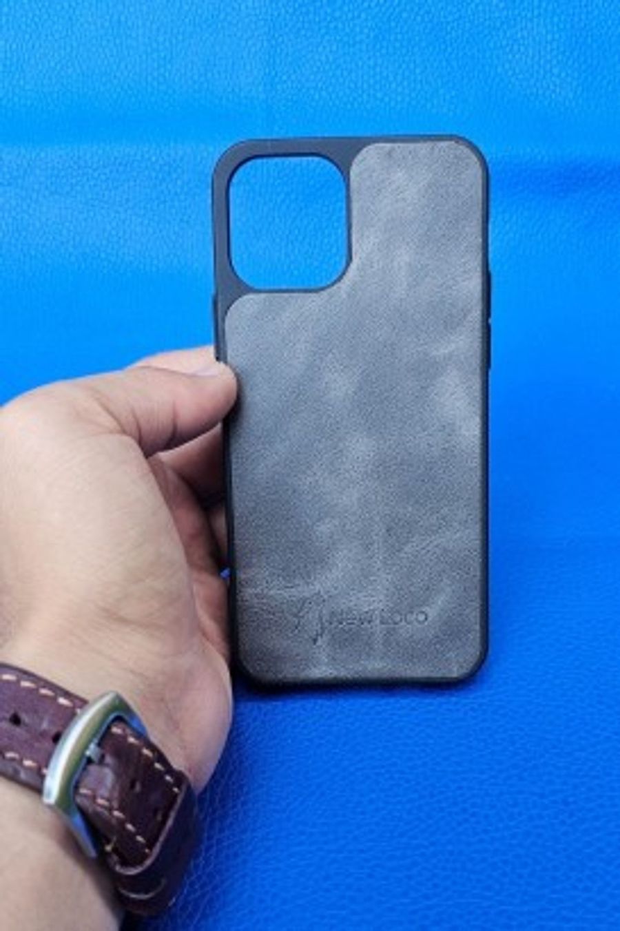 New Loco Hakiki Deri iPhone 12 Pro Kılıfı