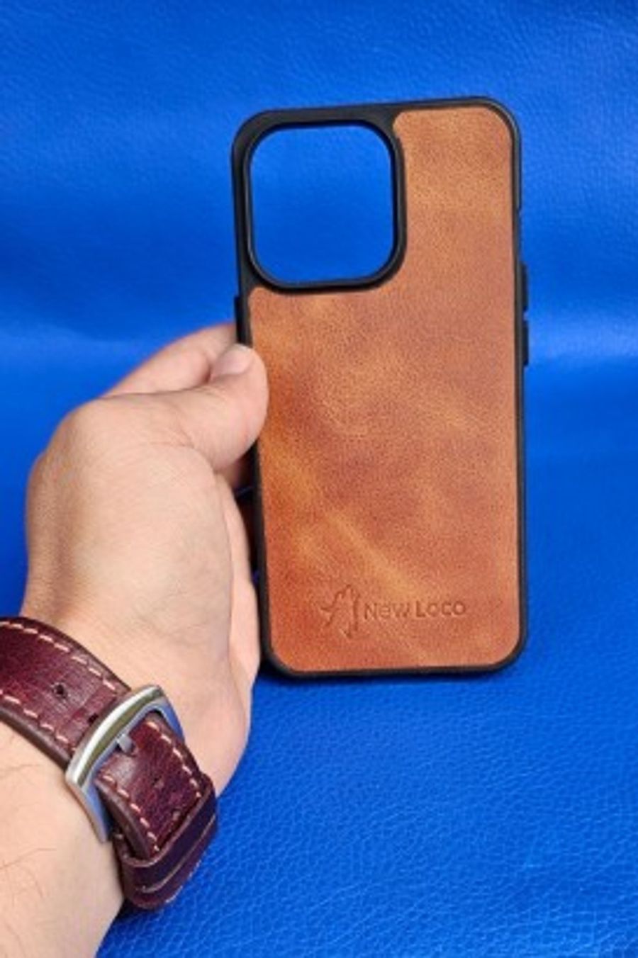 New Loco Hakiki Deri iPhone 13 Pro Kılıfı