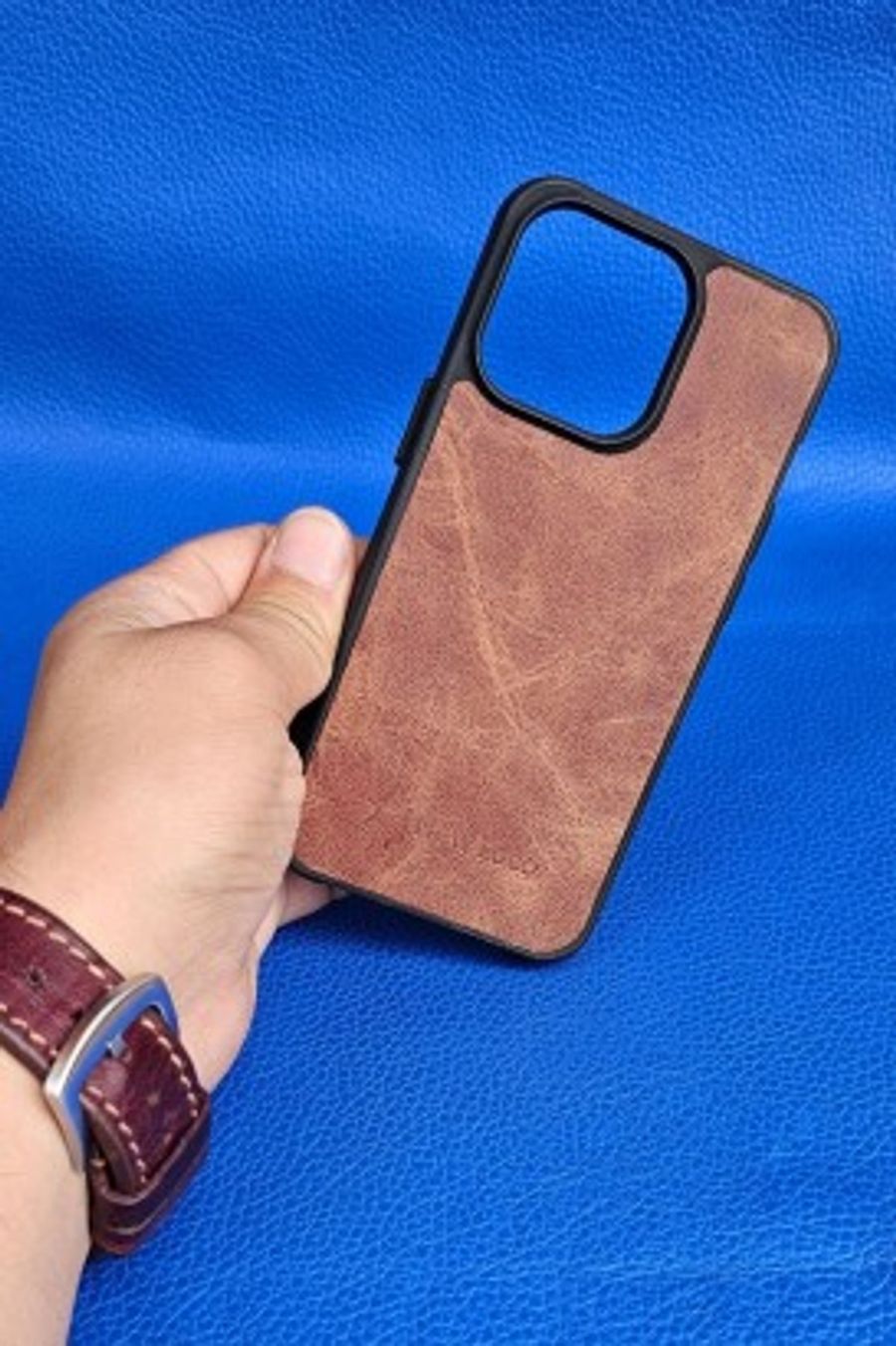 New Loco Hakiki Deri iPhone 13 Pro Kılıfı