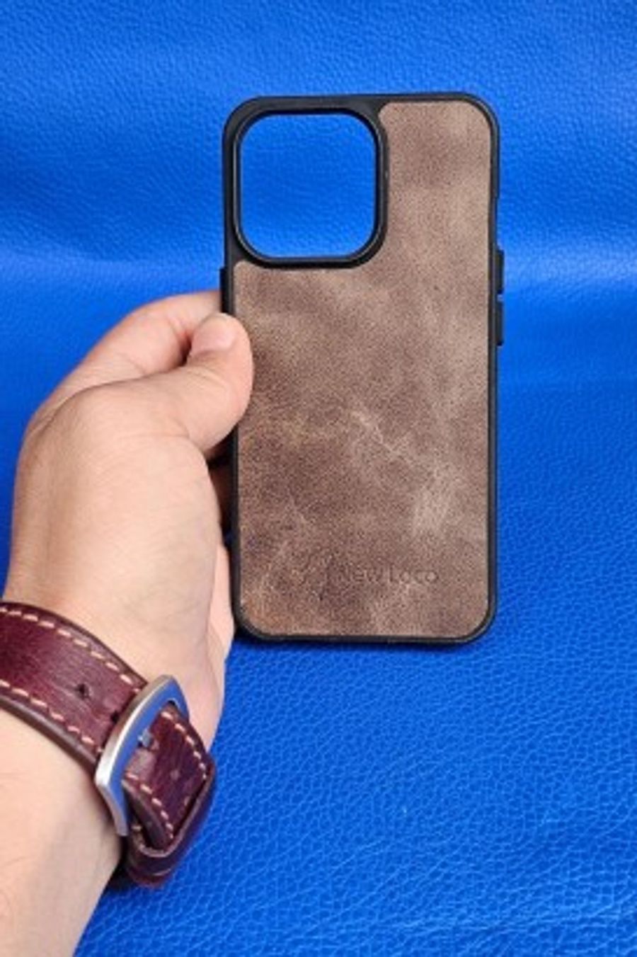New Loco Hakiki Deri iPhone 13 Pro Kılıfı