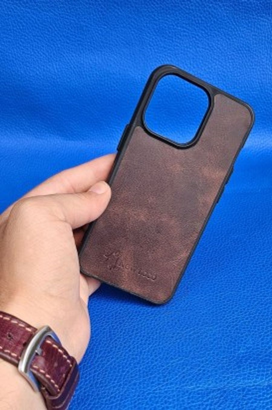New Loco Hakiki Deri iPhone 13 Pro Kılıfı