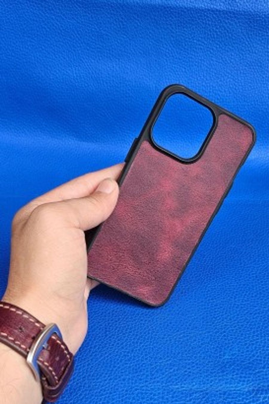 New Loco Hakiki Deri iPhone 13 Pro Kılıfı