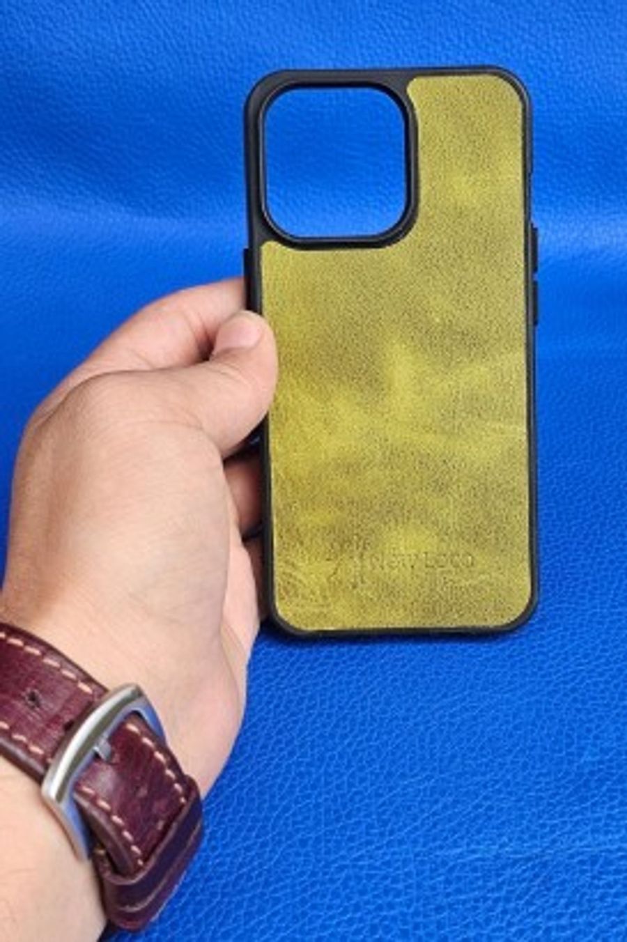 New Loco Hakiki Deri iPhone 13 Pro Kılıfı