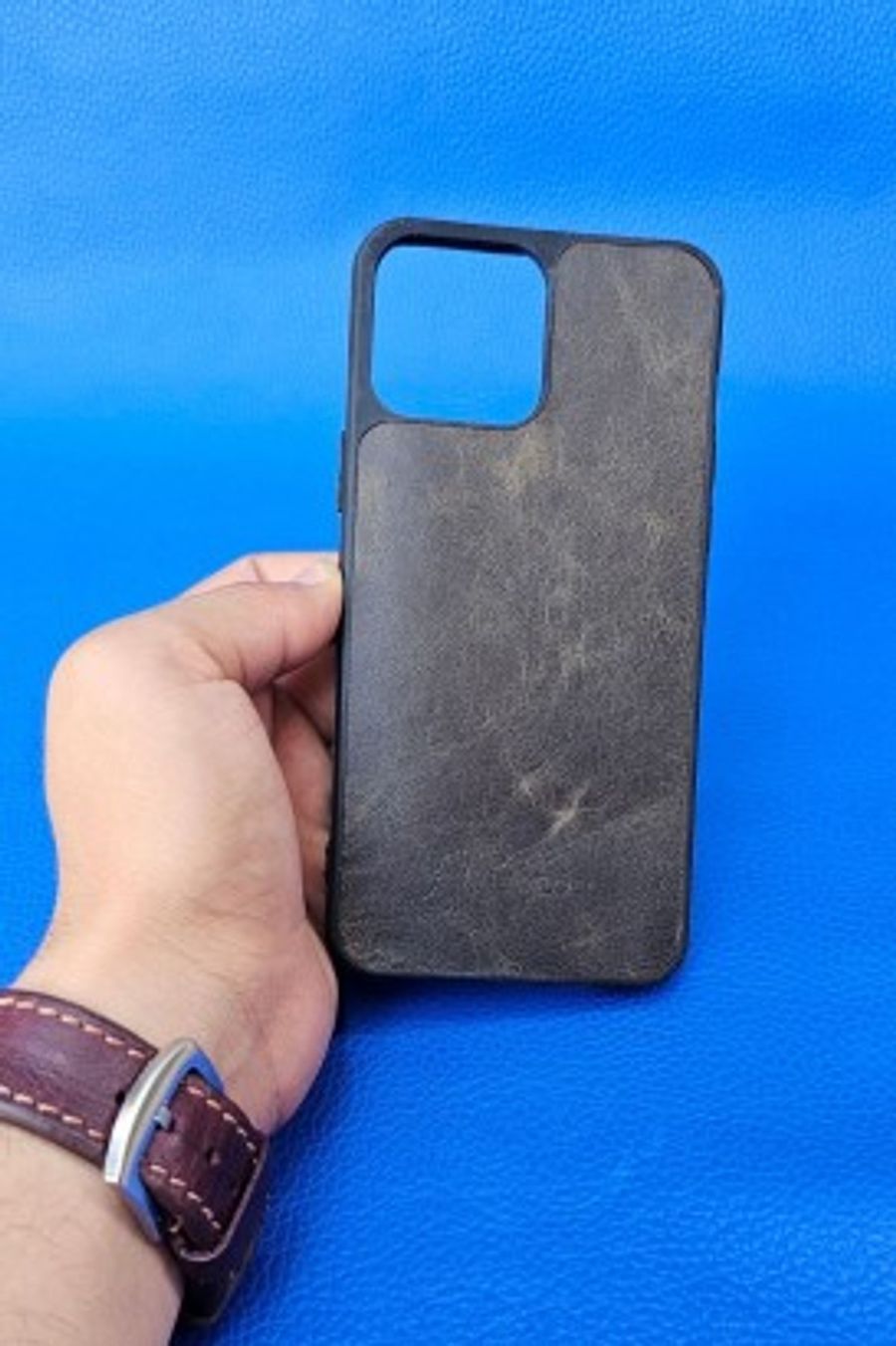 New Loco Hakiki Deri iPhone 13 Pro Max Kılıfı