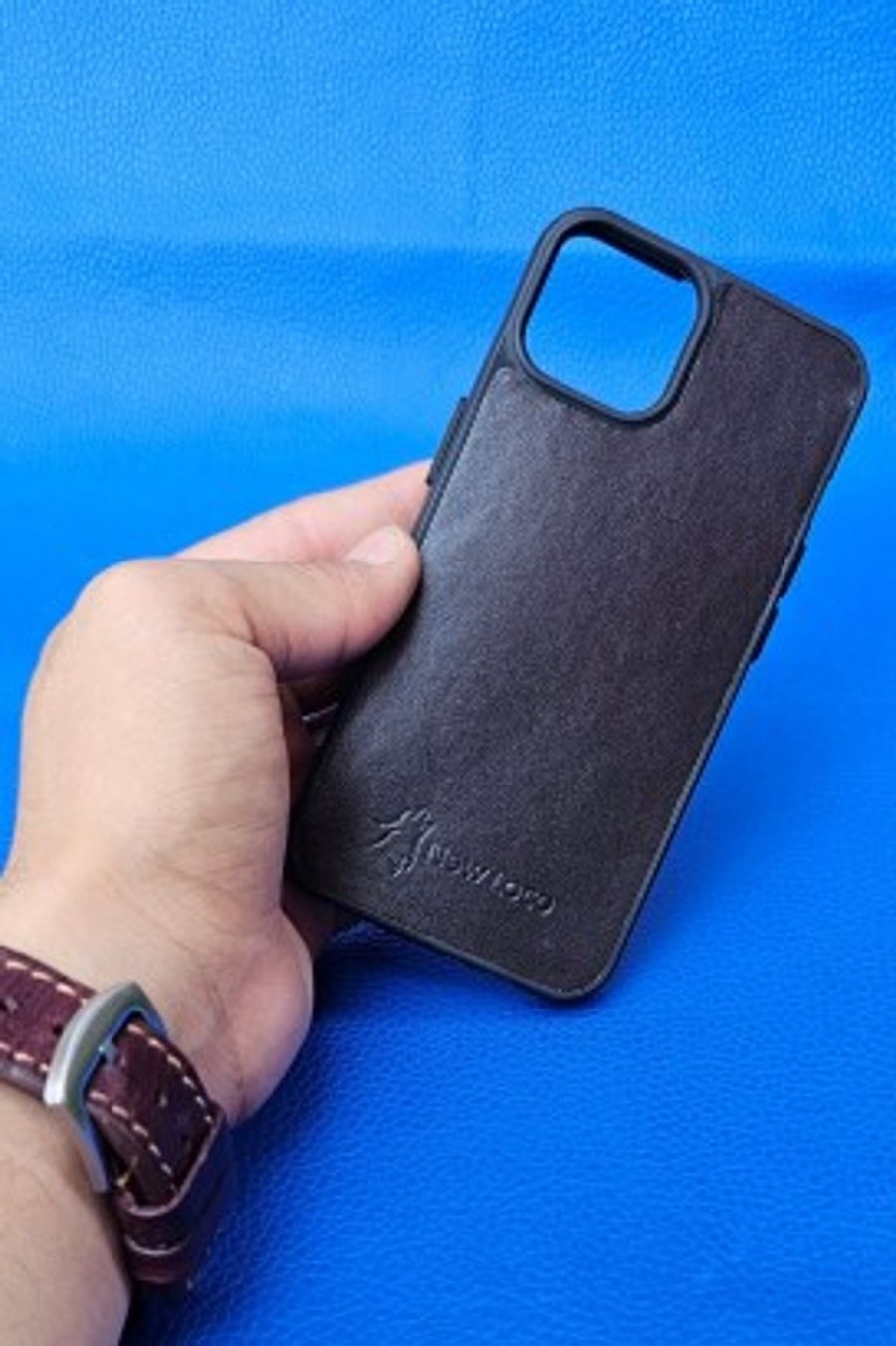 New Loco Hakiki Deri iPhone 14 Kılıfı