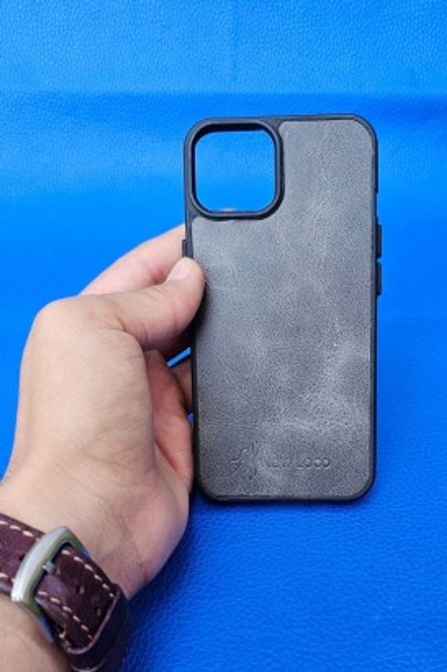 New Loco Hakiki Deri iPhone 14 Kılıfı