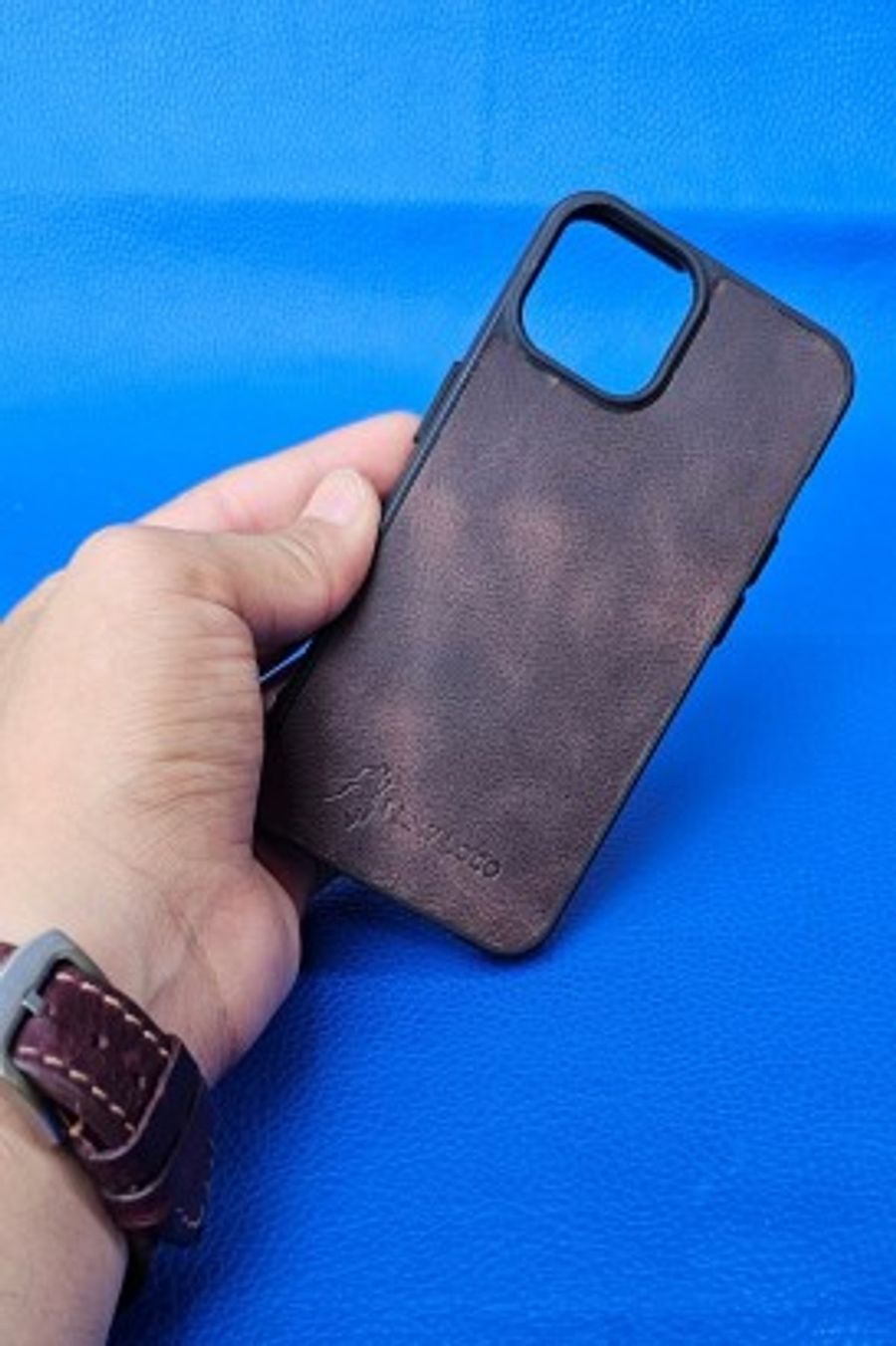 New Loco Hakiki Deri iPhone 14 Kılıfı