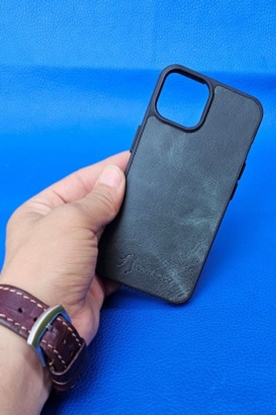 New Loco Hakiki Deri iPhone 14 Kılıfı