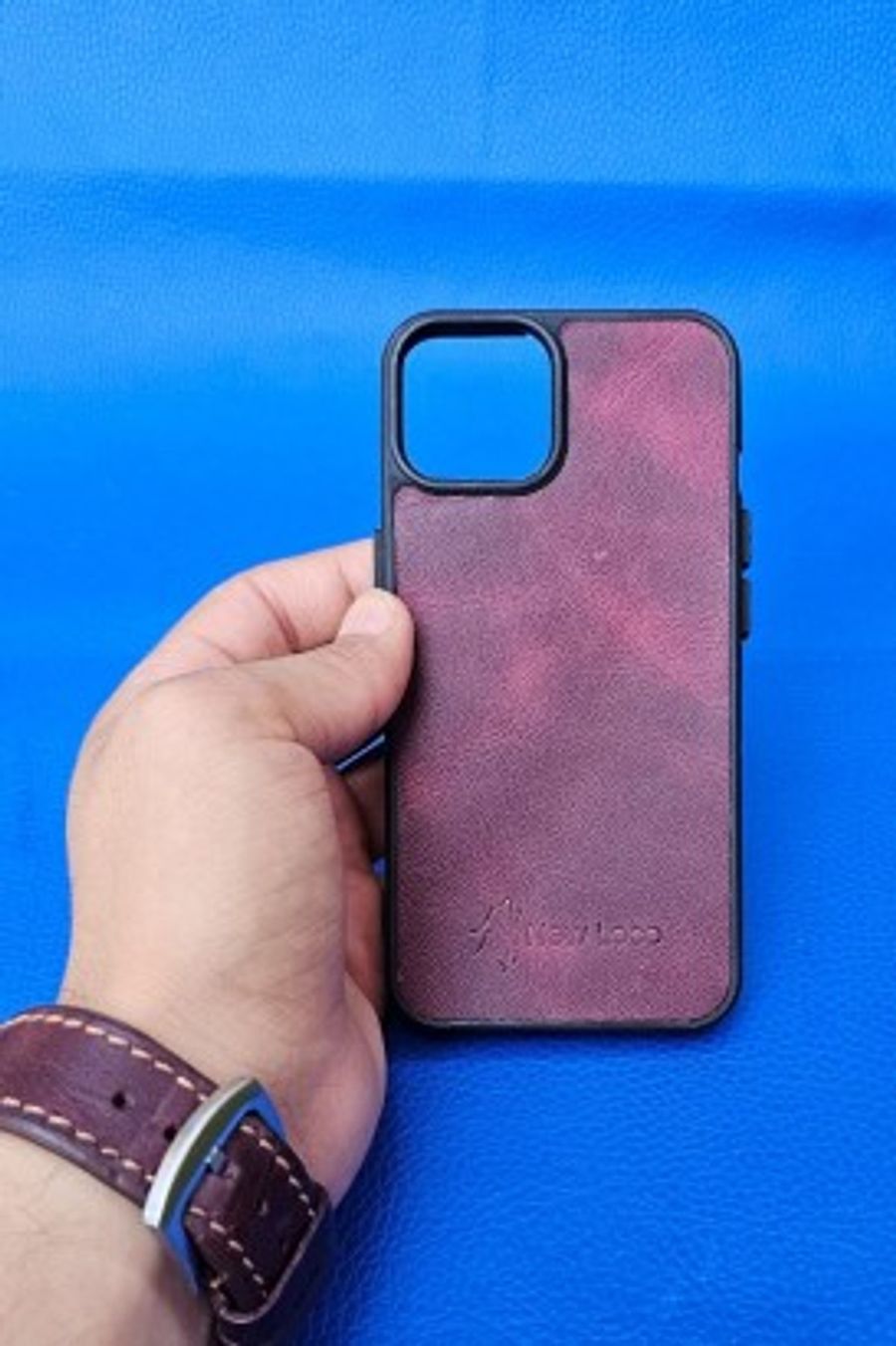 New Loco Hakiki Deri iPhone 14 Kılıfı