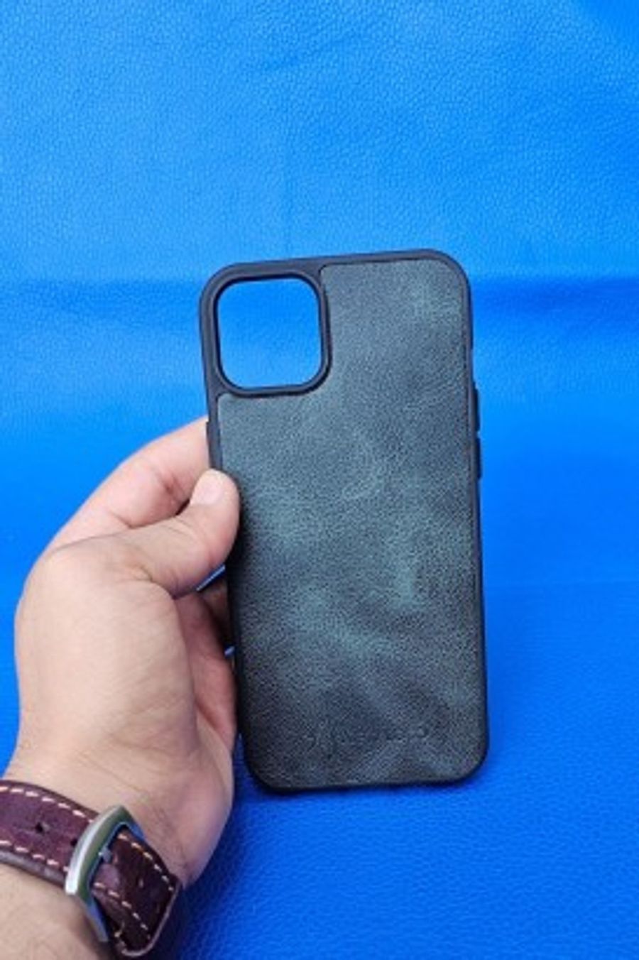 New Loco Hakiki Deri iPhone 14 Plas Kılıfı