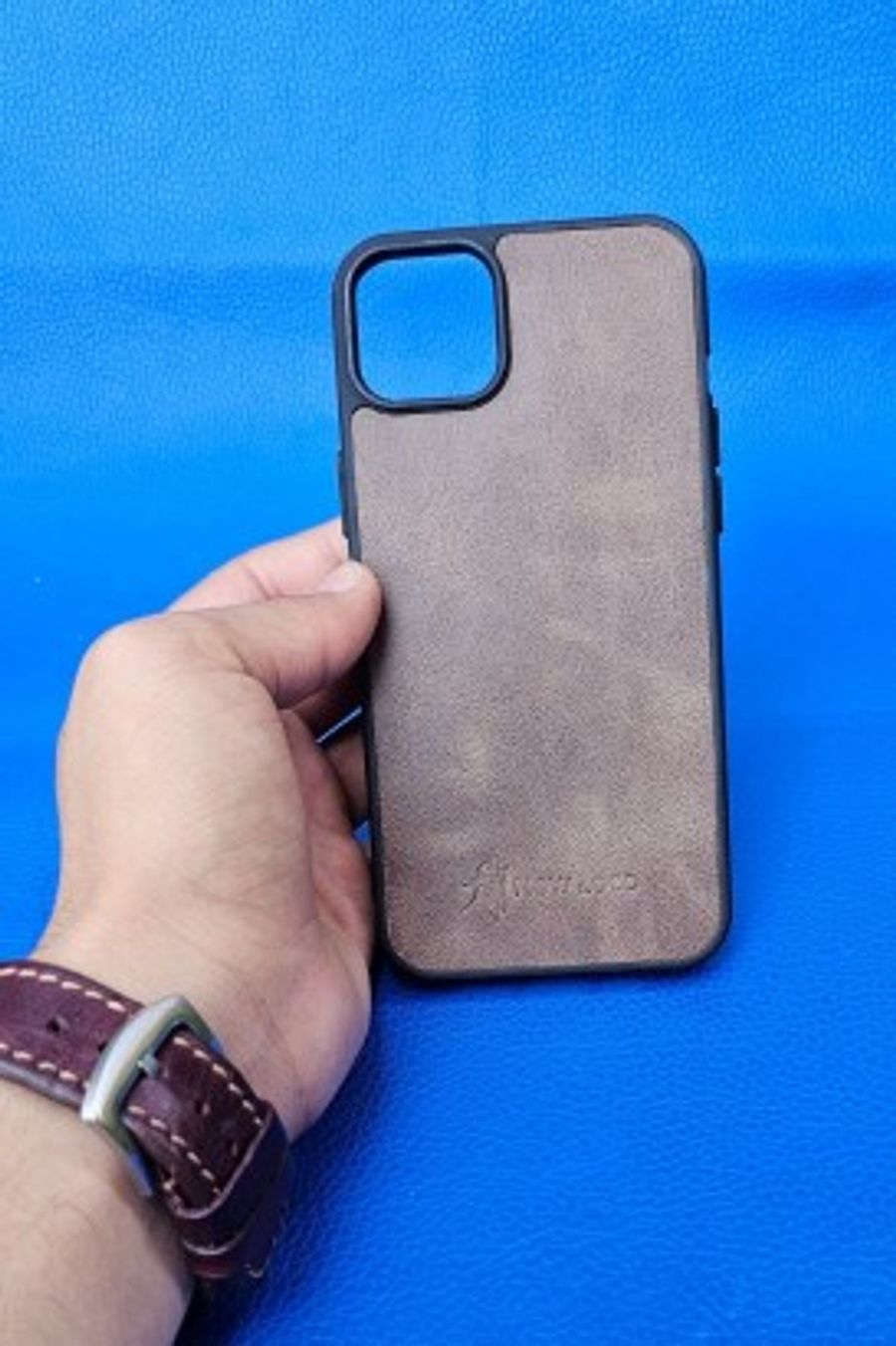 New Loco Hakiki Deri iPhone 14 Plas Kılıfı