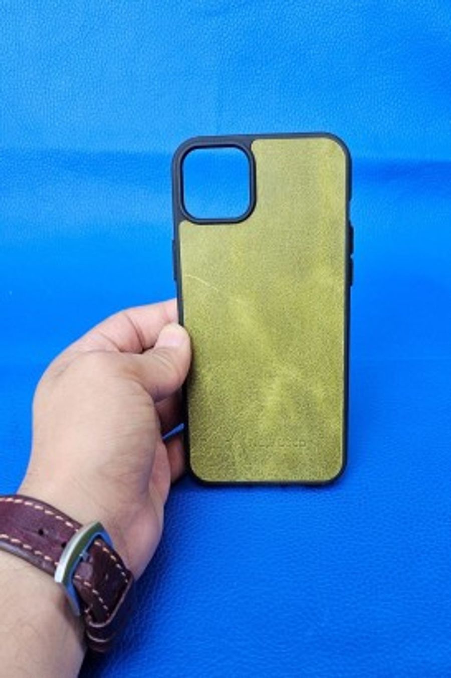 New Loco Hakiki Deri iPhone 14 Plas Kılıfı