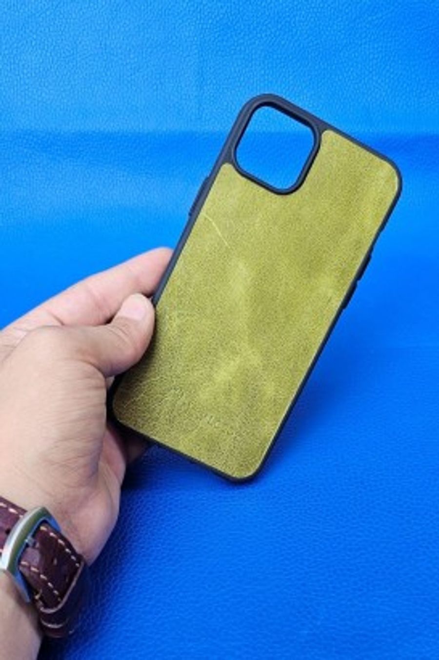 New Loco Hakiki Deri iPhone 14 Plas Kılıfı